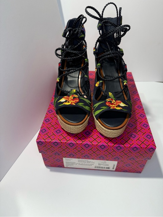 Tory Burch Shoes - Tory Burch Positano Lace-up Espadrille